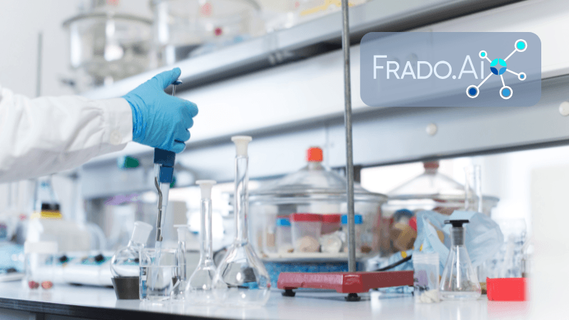Frado.Ai: physician handshake with Frado.Ai logo